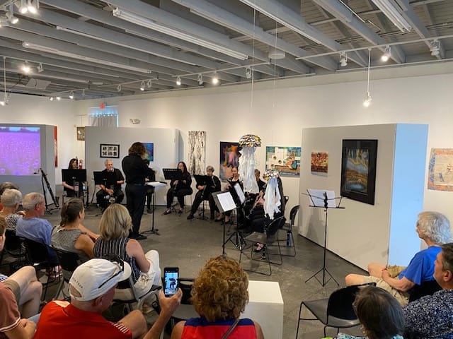 Clarinet choir at GFAA